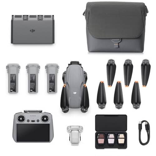 High-capacity drone accessories kit with drone and carrying case for aerial photography and FPV flying.